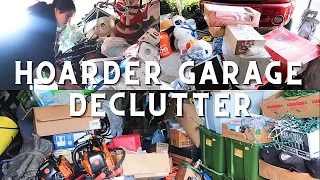 HOARDER GARAGE DECLUTTER | Decluttering Motivation - Part 3