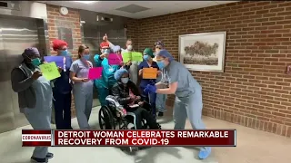 Detroit woman celebrates remarkable recovery from COVID-19