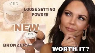 NEW DIOR FOREVER BRONZERS | SHADES 6 & 7 | NEW DIOR FOREVER LOOSE POWDER REVIEW | SWATCHES