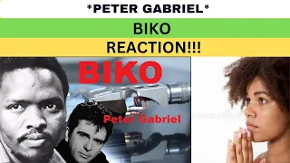 *PETER GABRIEL* sings *BIKO* // REACTION!!!  HEART-BREAKING