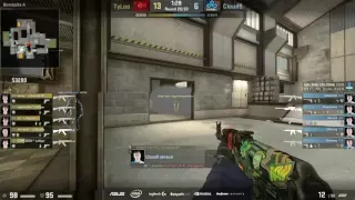 CS:GO - Shroud Insane 1-Tap vs Tyloo @ ESL One Cologne 2016 Qualifier