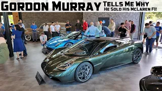 GORDON MURRAY tells me WHY HE SOLD HIS McLaren F1! CAR WEEK 2023 starts at CANEPA'S EPIC SHOWROOM!