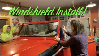 Classic Ford Bronco Windshield Install