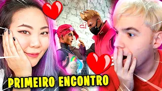 MEU PRIMEIRO ENCONTRO NO FORTNITE com Daryki