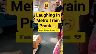 Laughing In Metro Train Prank 😂💯 Fake Baby Prank 🥱#shorts