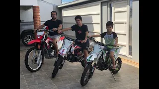 Comparação Tamanho MXF 100cc - 125cc e 250F,  (Parte 02)