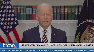 President Biden announces ban on Russian oil imports