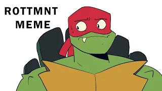 Raph falls through a portal//rottmnt