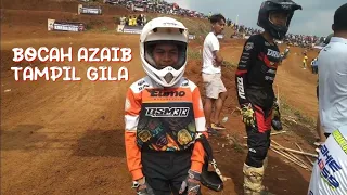 M ATHAR 23 TAMPIL LUAR BIASA DI HADAPAN RIBUAN PENONTON - SE 85cc SIRKUIT J.A RACING