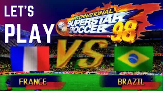 International Superstar Soccer 98 Nintendo 64 - France vs Brazil
