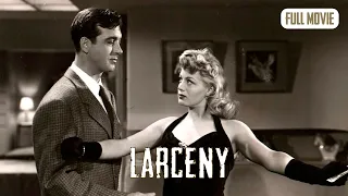 Larceny | English Full Movie | Film-Noir Drama Crime