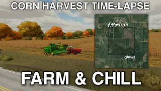 Corn Harvest Time-lapse in Monteith, Iowa [FS22]
