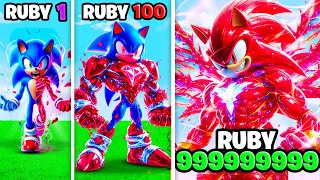 Upgrading Sonic To RUBY SONIC In GTA 5!