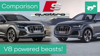 Audi SQ7 vs SQ8 2020 comparison review