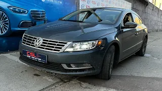 VW Passat CC 2013. Замена линз в адаптивных фарах. Установили Bi led Aozoom Laser