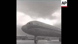 SYND 21 11 67 LATEST SOVIET JET-LINER ILYUSHIN 62 LANDS IN MONTREAL