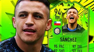 DANGEROUS WINGER! 💎 94 PATH TO GLORY SANCHEZ PLAYER REVIEW - FIFA 21 ULTIMATE TEAM