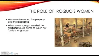 The Role of the Iroquois Women