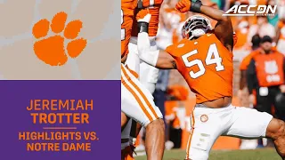 Clemson LB Jeremiah Trotter Jr. Terrorizes Fighting Irish In Win