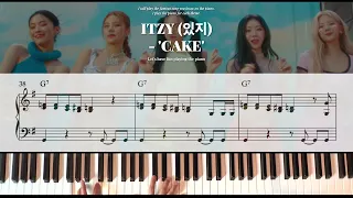[𝐏𝐢𝐚𝐧𝐨 𝐂𝐨𝐯𝐞𝐫 & 𝐒𝐡𝐞𝐞𝐭] ITZY(있지) - 'CAKE' Piano Cover & Music Sheet
