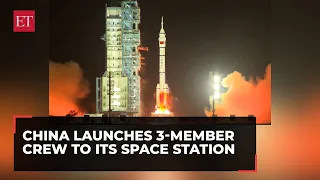 China launches 3-member Shenzhou-18 crew to its space station