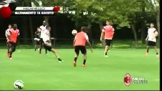 Milanello Allenamento 18-08-2014