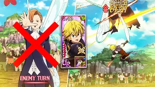 *ONE SHOT COUNTER* CAPTAIN MELIODAS COUNTERS KING!? THEY CANT ATTACK!!  | SDSGC