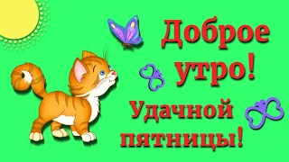 Доброе утро! Удачной пятницы! 👍😃 Хорошего настроения! / Good morning! Smile! / Доброго ранку!