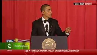 Barack Obama Peace Price speech at Nobel Banquet