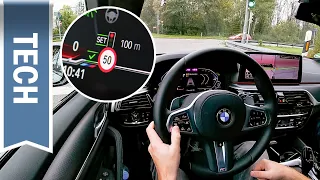 Neue Urban Cruise Control im 5er BMW im Test: Ampelerkennung, Urban ACC & neue Funktionen im Update