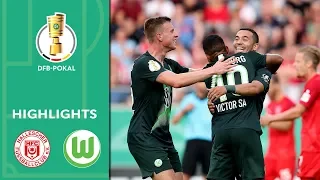 Insane 8-Goal-Thriller | Hallescher FC vs. VfL Wolfsburg 3-5 | Highlights | DFB-Pokal | 1st Round