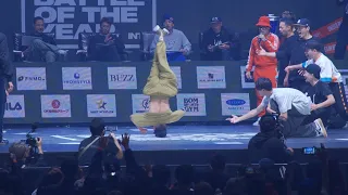 BOTY 2022 OKINAWA JAPAN WORLD FINAL | BBOY TAISUKEに対するBBOY TUKKIの返しがヤバすぎたｗ【新旧キッズBBOY対決】