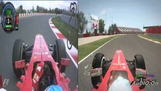 F1 2013 vs Real Life  Barcelona Gp Comparative Lap
