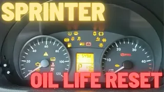 Oil Life Reset Procedure for Mercedes-Benz Sprinter