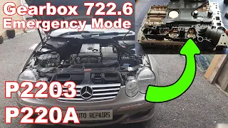 Mercedes W203 C Class not engaging gears... Fault finding and repair.