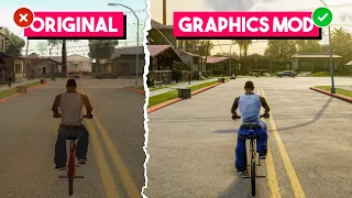 ✅ GTA San Andreas Realistic Graphics Mod 😍 For Low End PC (2GB RAM)