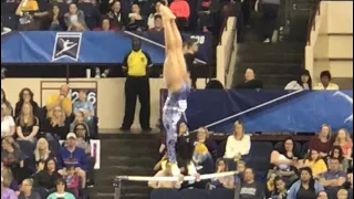 Margzetta Frazier (UCLA) Uneven Bars 2019 NCAA Championships Semifinal One 9.9