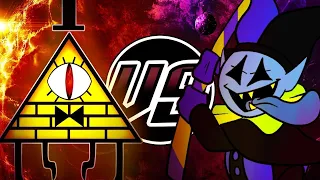 Jevil vs. Bill Cipher (Gravity Falls) (ft. Flip D. Switch). credits @GamingPlush64.