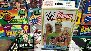 2018 Topps Heritage WWE Hanger Box