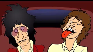 Ronnie Wood “Outlaws” Cartoon Music Video With The Rolling Stones