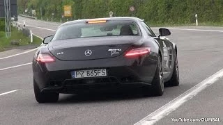 Mercedes-Benz SLS AMG w/ Akrapovic Exhaust! Loud Revs!