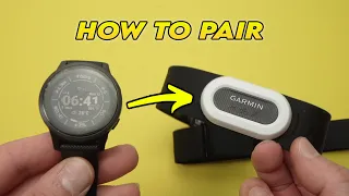 How to Connect Watch to Garmin HRM Pro Plus Heart Monitor - FULL SETUP