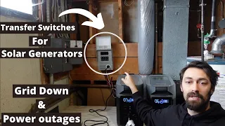 Transfer Switch For Generator | Solar Generator + Manual Transfer Switch Setup | How to Guide