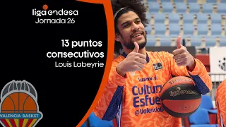La racha de LOUIS LABEYRIE: 13 puntos seguidos I Liga Endesa 2020-21