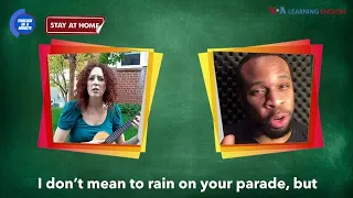 English in a Minute: Rain On Someone's Parade
