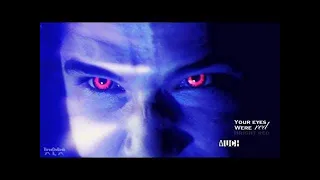 Teen wolf Scott eyes colour changes to full red first time..alpha colour