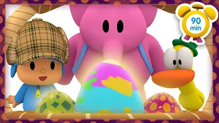 🐰 POCOYO in ENGLISH - Easter Eggs Surprise [ 90 min ] | Full Episodes | VIDEOS & CARTOONS for KIDS