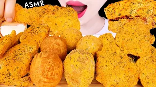 ASMR BBURINKLE FRIED CHICKENS, CHEESE BALL, MENBOSHA, FRIES 신상 뿌링클 멘보샤, 치킨 먹방 EATING SOUNDS MUKBANG