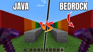 *JAVA* Efficiency V vs *Bedrock* Efficiency V What's better?🤔 | Minecraft Bedrock Vs Minecraft Java