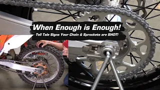 How to Tell If Your Chain and Sprockets are Worn Out and Need Replacement - 3 Rules of Thumb